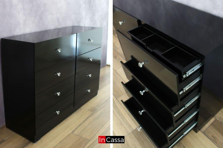 Tocador estilo glam Modelo NAPLES