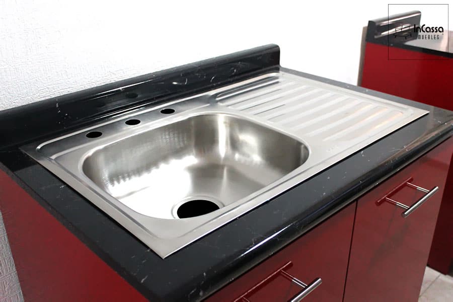 InCassa Muebles Edomex mueblería CDMX Cocina integral NASHVILLE 2.10m diseñada para ESTUFA 5