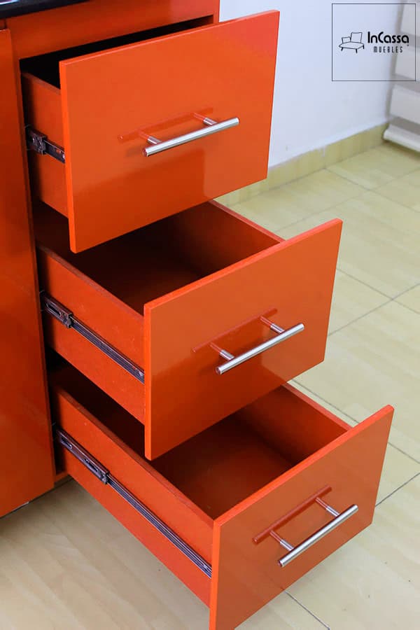 InCassa Muebles Edomex mueblería CDMX Cocina integral NASHVILLE 2.10m diseñada para PARRILLA 6