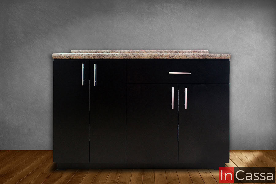 Cocina integral NAURU 1.30m diseñada para PARRILLA