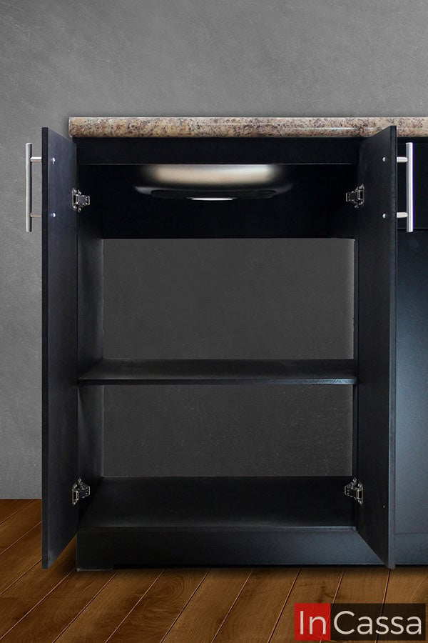 Cocina integral NAURU 1.30m diseñada para PARRILLA