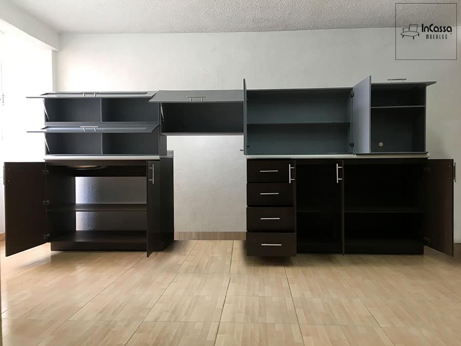 InCassa Muebles Edomex mueblería CDMX Cocina integral NORWICH 3.40m diseñada para ESTUFA 2