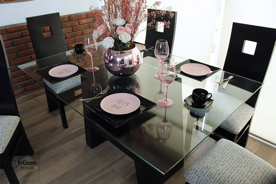 InCassa Muebles Edomex mueblería CDMX Antecomedor Modelo OCEANIA 3