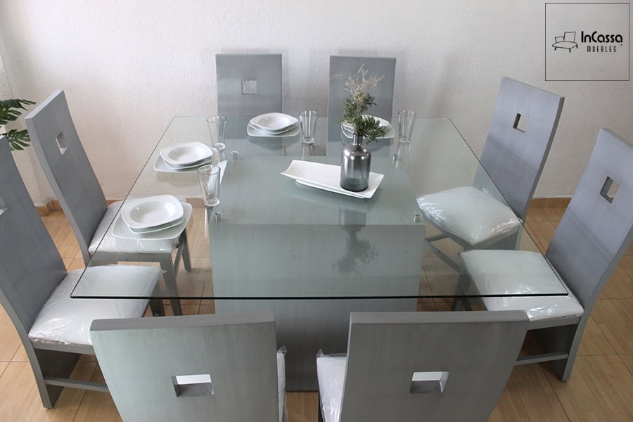 InCassa Muebles Edomex mueblería CDMX Antecomedor Modelo OCEANIA 7