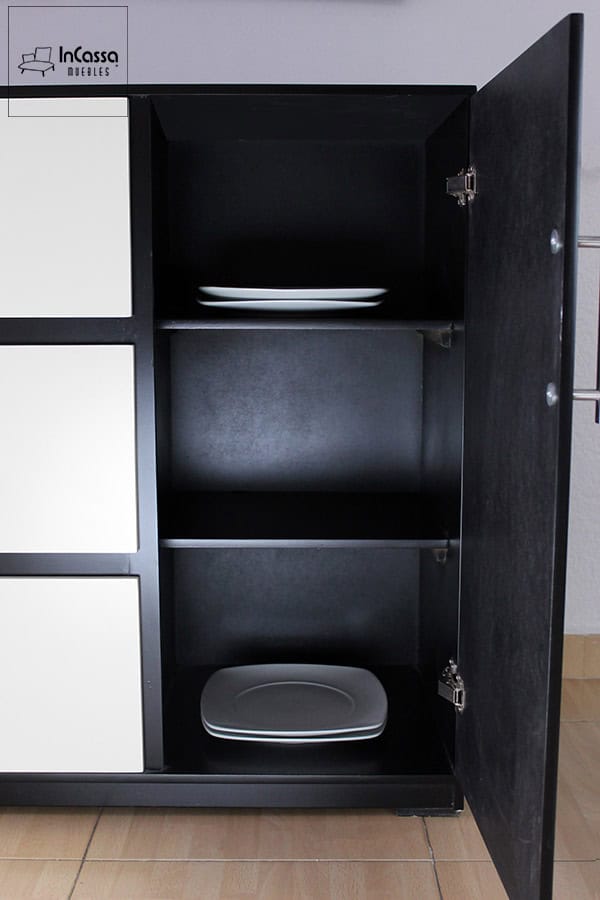 InCassa Muebles Edomex mueblería CDMX Bufetero Minimalista Modelo OLIMPIA 3