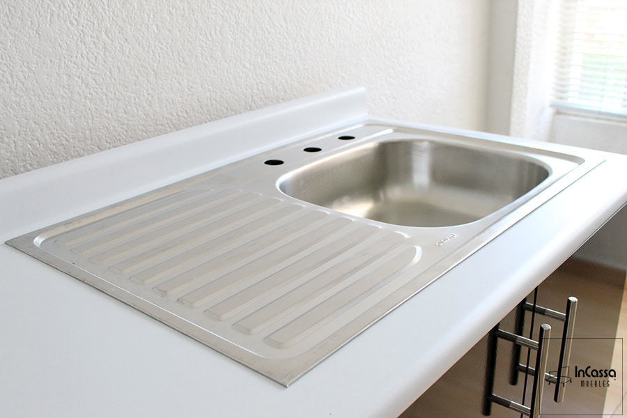 InCassa Muebles Edomex mueblería CDMX Cocina integral OPORTO 2.40m diseñada para PARRILLA 3