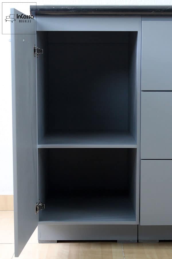 InCassa Muebles Edomex mueblería CDMX Cocina integral ORENSE 2.50m diseñada para PARRILLA 6