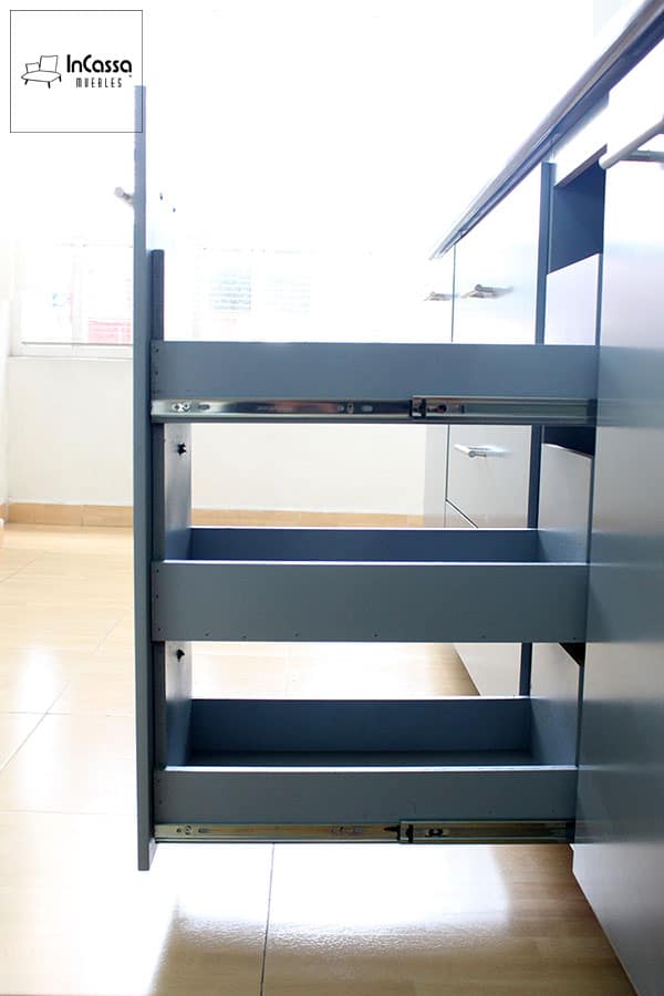 InCassa Muebles Edomex mueblería CDMX Cocina integral ORENSE 2.50m diseñada para PARRILLA 8