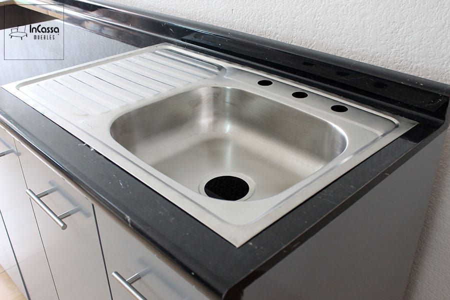 InCassa Muebles Edomex mueblería CDMX Cocina integral ORENSE 2.50m diseñada para PARRILLA 3