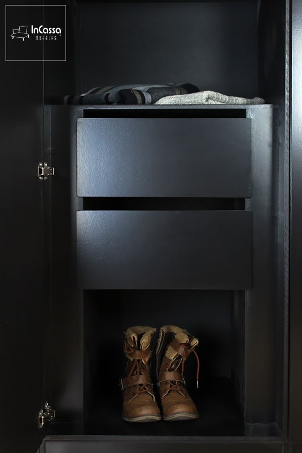 InCassa Muebles Edomex mueblería CDMX Clóset Modelo OTTAWA 5