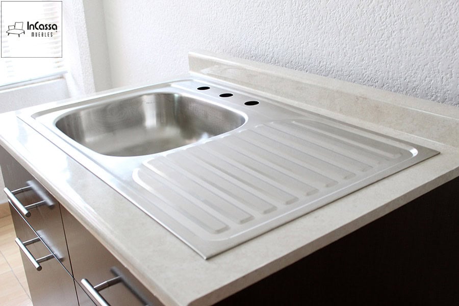 InCassa Muebles Edomex mueblería CDMX Cocina integral PALESTINA 2.10m diseñada para ESTUFA 6