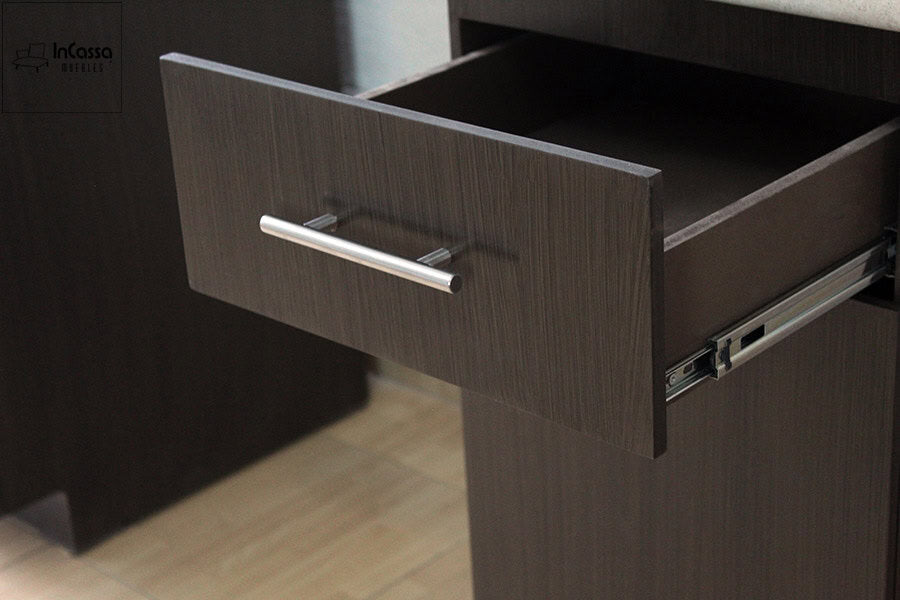 InCassa Muebles Edomex mueblería CDMX Cocina integral PALESTINA 2.10m diseñada para ESTUFA 8