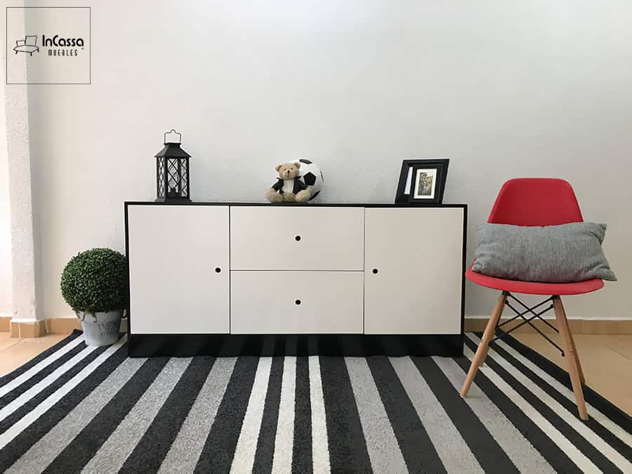 InCassa Muebles Edomex mueblería CDMX Cajonera Organizador Infantil Modelo PAU 1