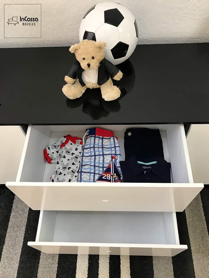 InCassa Muebles Edomex mueblería CDMX Cajonera Organizador Infantil Modelo PAU 3