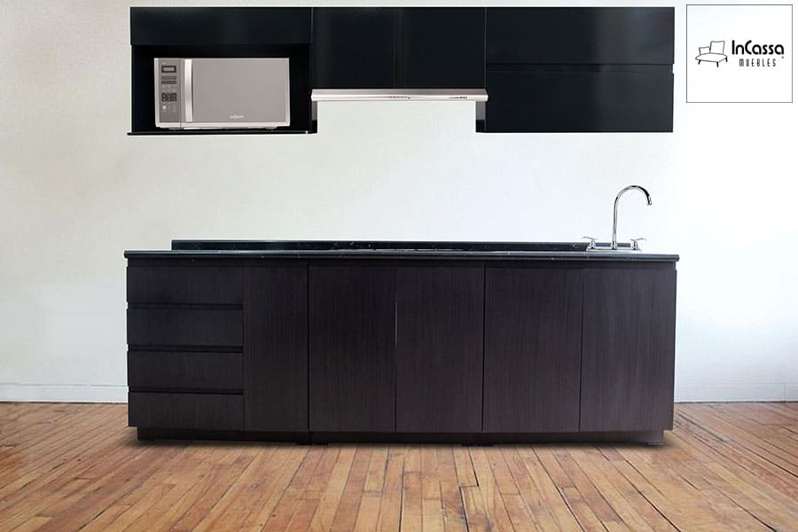InCassa Muebles Edomex mueblería CDMX Cocina integral PEKIN 2.40m diseñada para PARRILLA 1