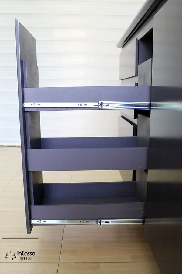 InCassa Muebles Edomex mueblería CDMX Cocina integral PEKIN 2.40m diseñada para PARRILLA 8