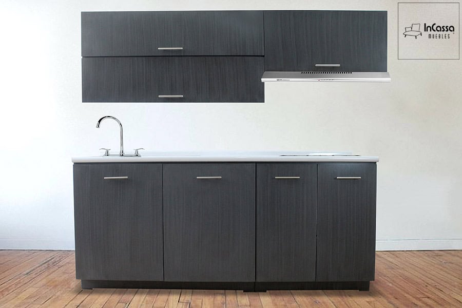 InCassa Muebles Edomex mueblería CDMX Cocina integral PISA 2m diseñada para PARRILLA 2