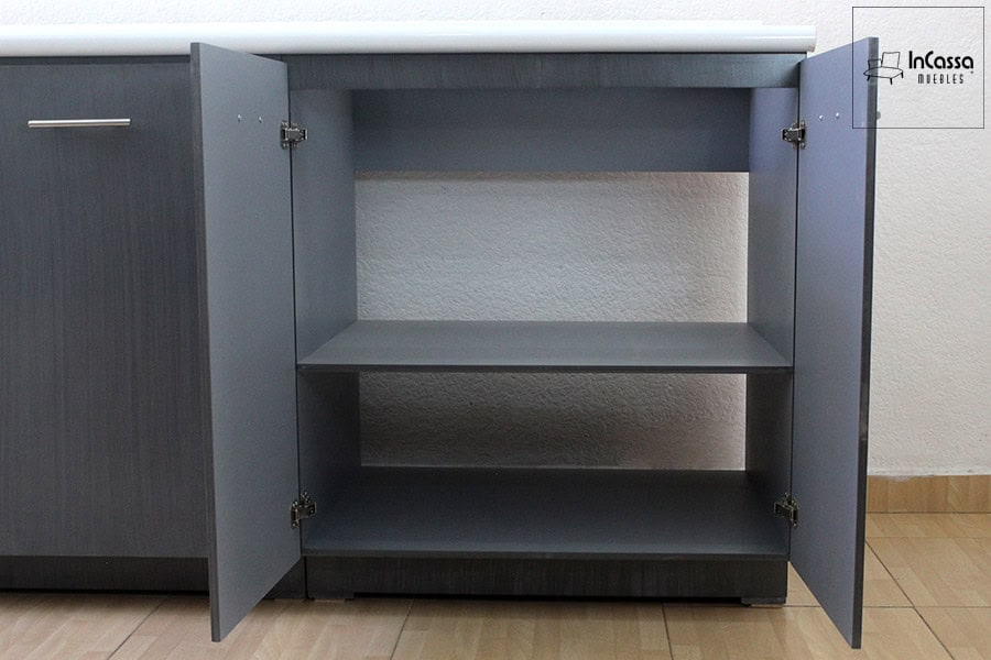 InCassa Muebles Edomex mueblería CDMX Cocina integral PISA 2m diseñada para PARRILLA 8