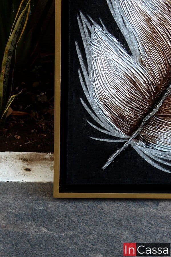 InCassa Muebles Edomex mueblería CDMX Cuadro decorativo Pluma Silver 6