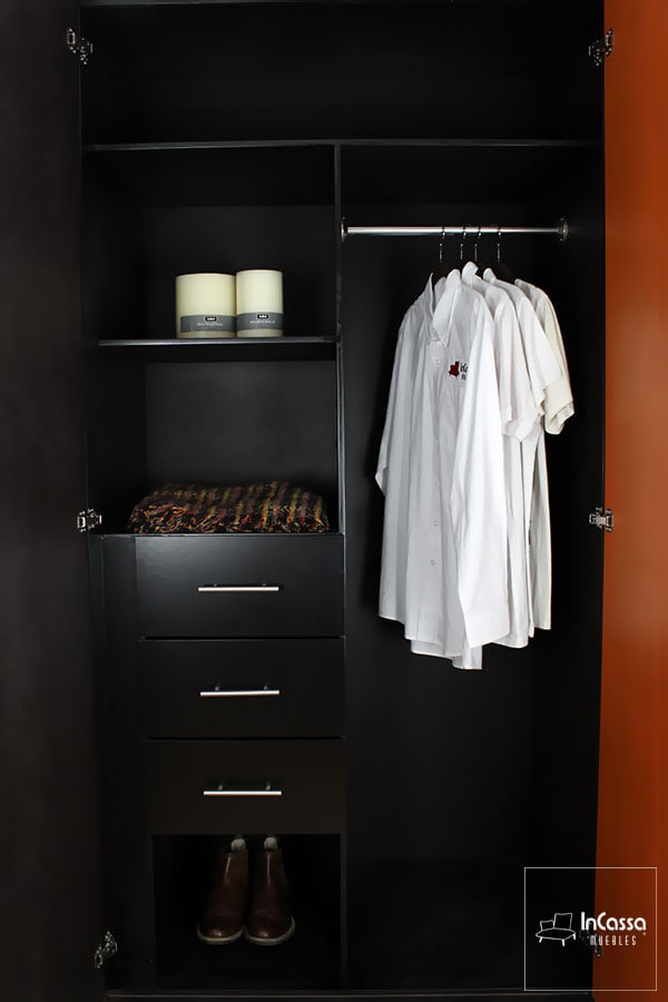 InCassa Muebles Edomex mueblería CDMX Clóset Modelo PRAGA 3