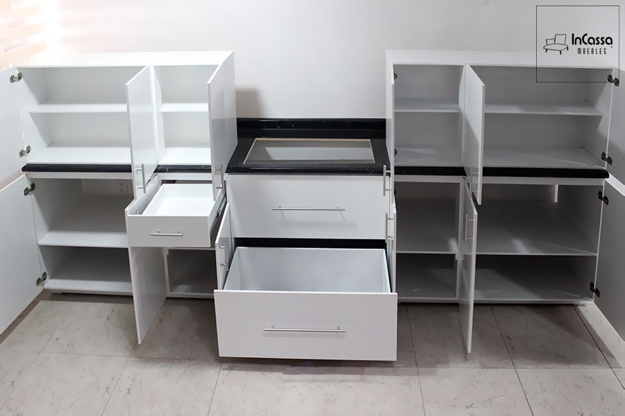 InCassa Muebles Edomex mueblería CDMX Cocina integral PRETORIA 3.30m diseñada para PARRILLA 2