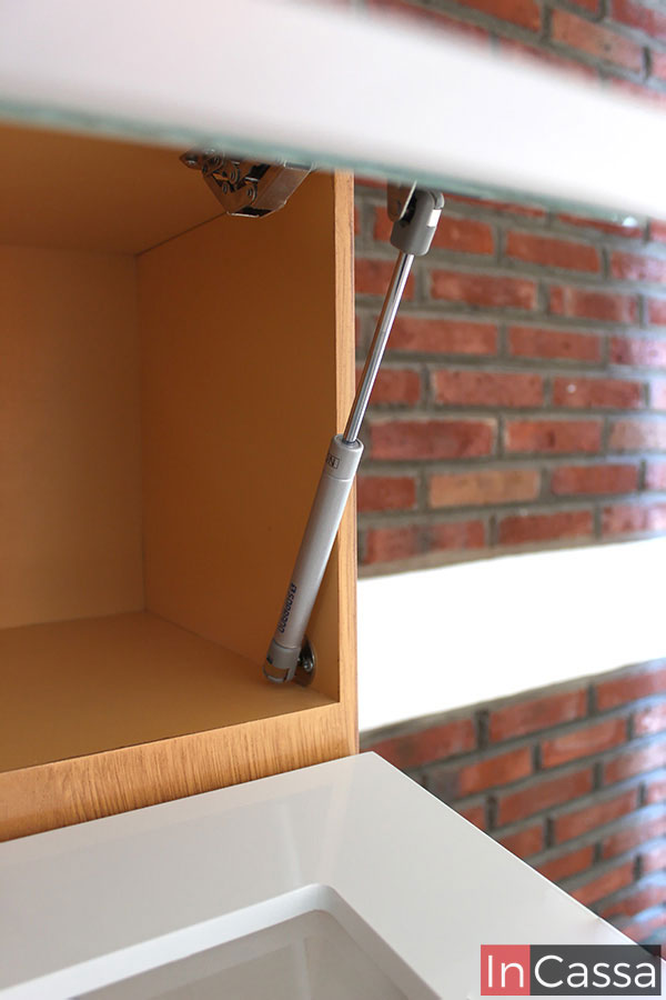Cocina integral PROVENZA 2.90m diseñada para PARRILLA
