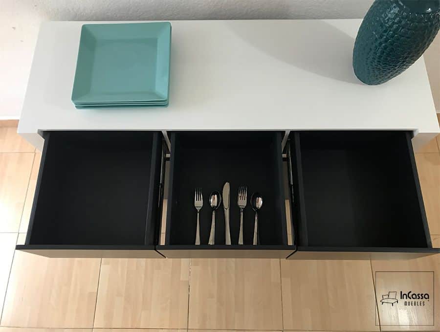 InCassa Muebles Edomex mueblería CDMX Bufetero Minimalista Modelo PUERTO PRINCIPE 6