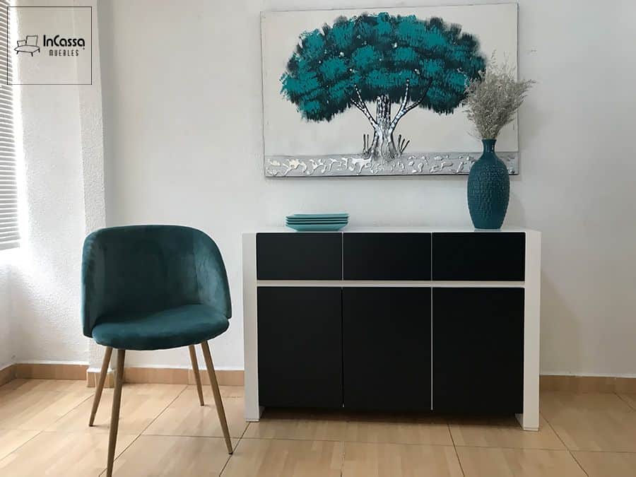 InCassa Muebles Edomex mueblería CDMX Bufetero Minimalista Modelo PUERTO PRINCIPE 2