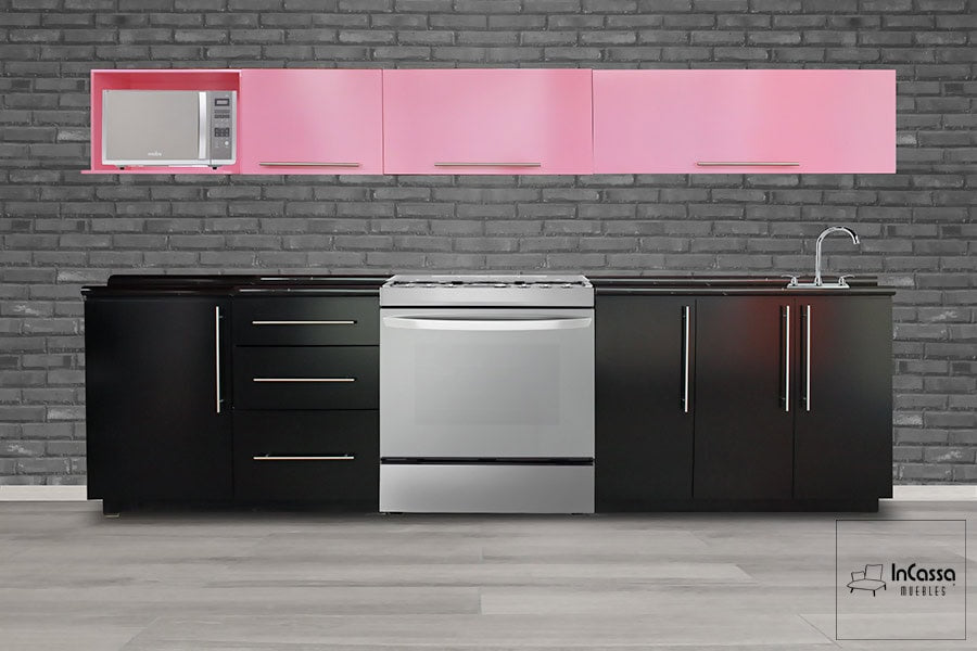 InCassa Muebles Edomex mueblería CDMX Cocina Integral PUNTARENAS 3.20m diseñada para ESTUFA 1