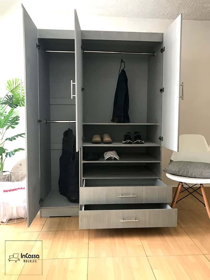 InCassa Muebles Edomex mueblería CDMX Guardarropa Modelo QINA 6