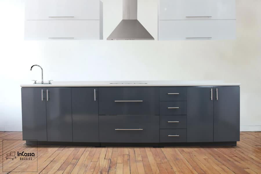 InCassa Muebles Edomex mueblería CDMX Cocina integral QUEBEC 3.30m diseñada para PARRILLA 6