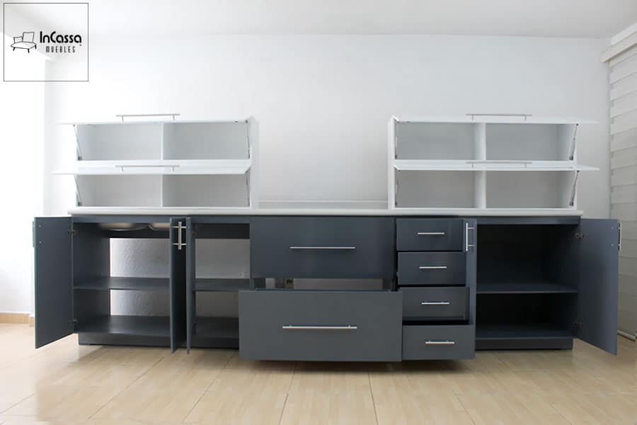InCassa Muebles Edomex mueblería CDMX Cocina integral QUEBEC 3.30m diseñada para PARRILLA 7