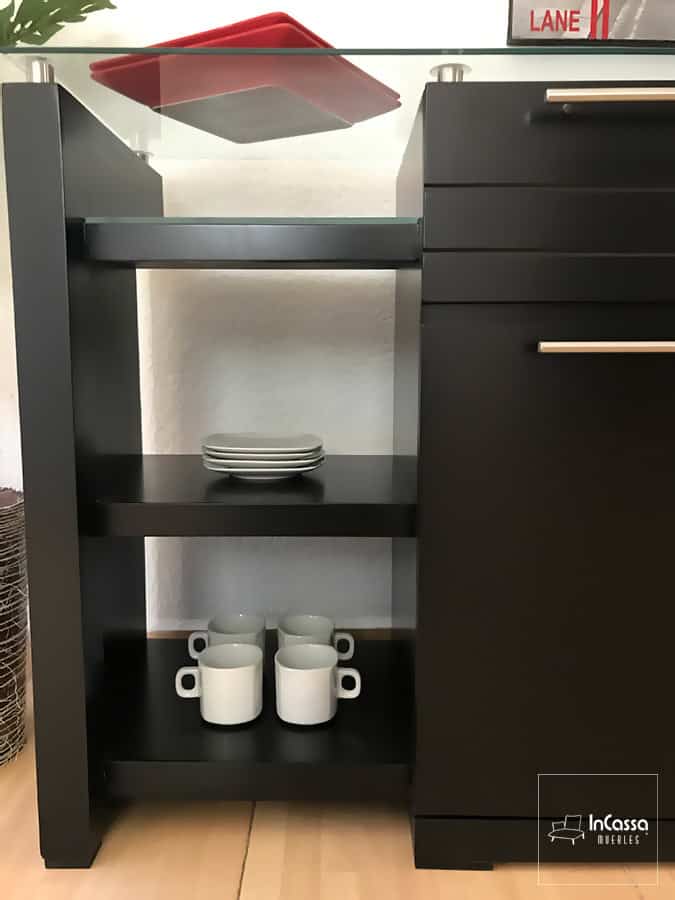 InCassa Muebles Edomex mueblería CDMX Bufetero Minimalista Modelo RIVERSIDE 4