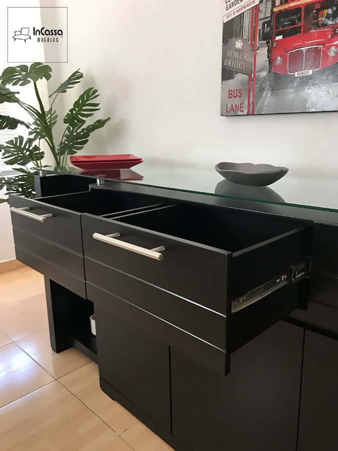 InCassa Muebles Edomex mueblería CDMX Bufetero Minimalista Modelo RIVERSIDE 5