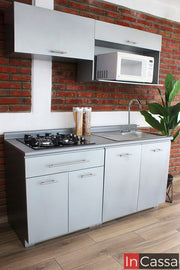 Cocina integral REYNOSA 1.80m diseñada para PARRILLA