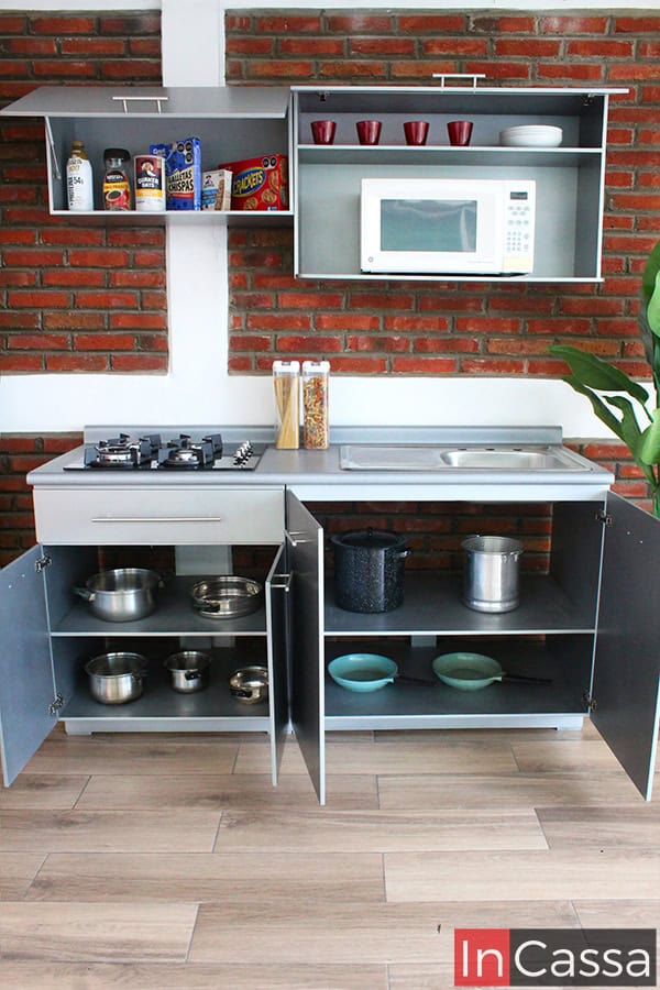 Cocina integral REYNOSA 1.80m diseñada para PARRILLA