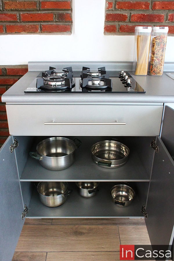 Cocina integral REYNOSA 1.80m diseñada para PARRILLA