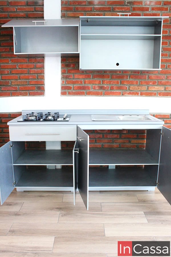 Cocina integral REYNOSA 1.80m diseñada para PARRILLA