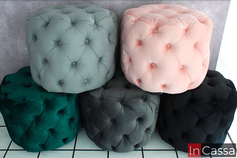 Taburete tipo Ottoman Modelo RIGA