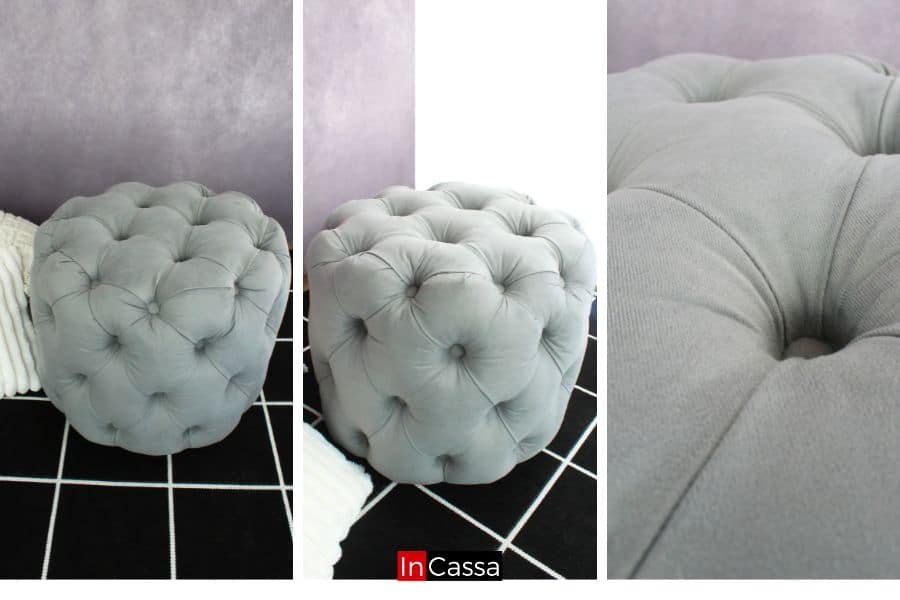 Taburete tipo Ottoman Modelo RIGA