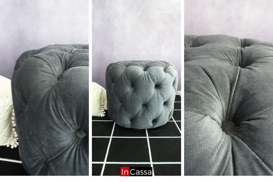 Taburete tipo Ottoman Modelo RIGA