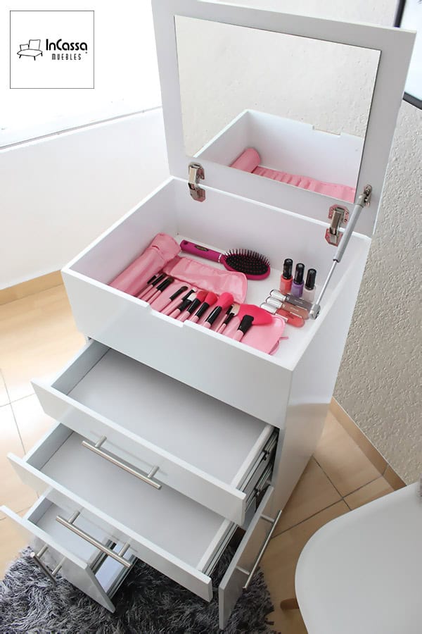 InCassa Muebles Edomex mueblería CDMX Tocador Cajonera Modelo ROCKEFELLER 2