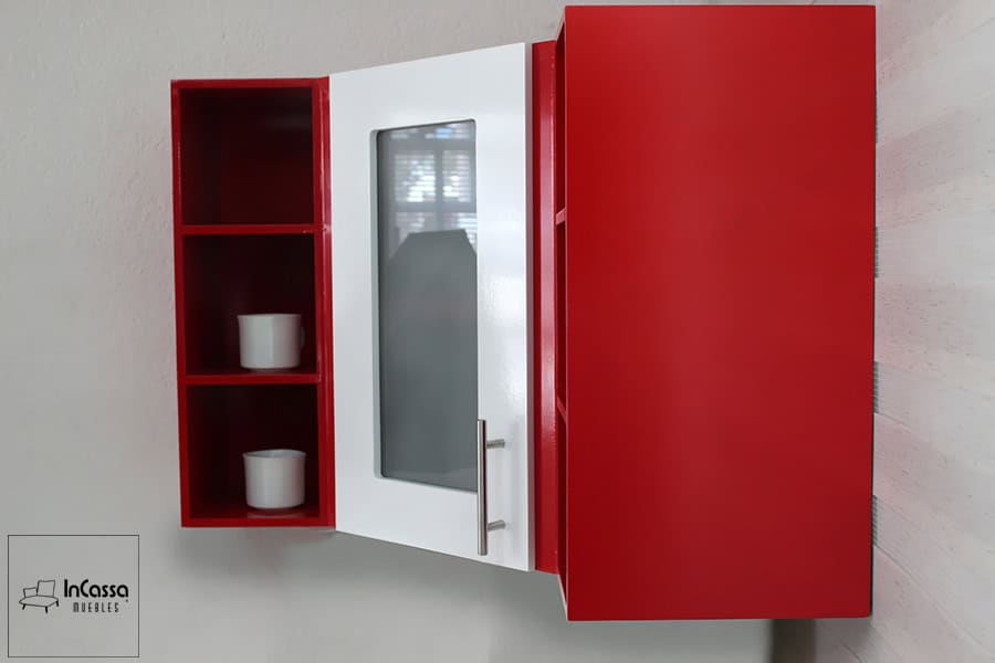 InCassa Muebles Edomex mueblería CDMX Alacena superior Esquinera para Cocina Modelo ROMA 3