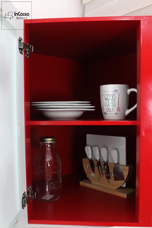 InCassa Muebles Edomex mueblería CDMX Alacena superior Esquinera para Cocina Modelo ROMA 5