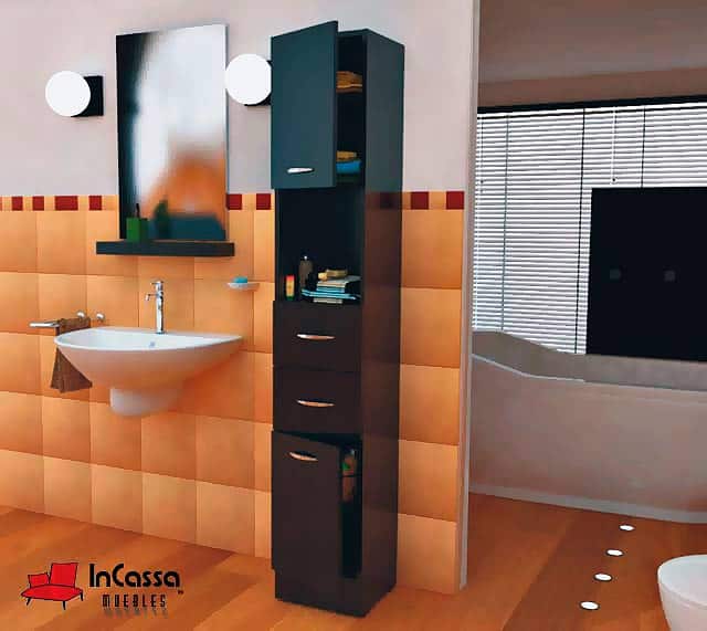 InCassa Muebles Edomex mueblería CDMX Organizador para Baño Modelo SINTRA 1