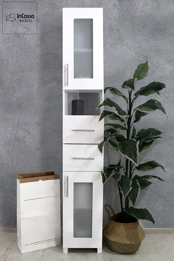 InCassa Muebles Edomex mueblería CDMX Mueble Organizador para Baño Modelo SABARA 2