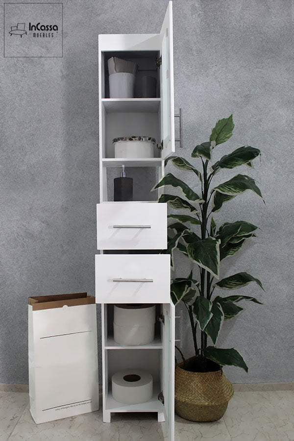 InCassa Muebles Edomex mueblería CDMX Mueble Organizador para Baño Modelo SABARA 3