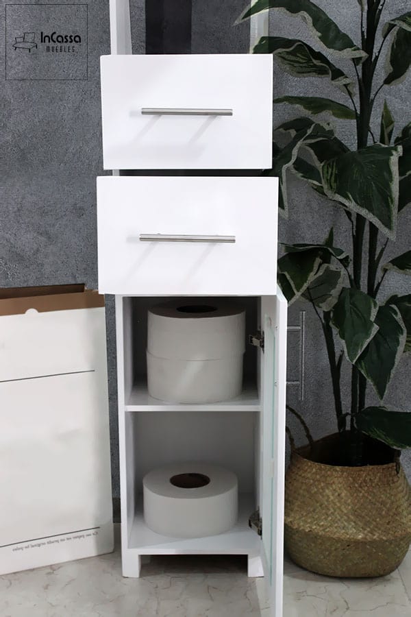 InCassa Muebles Edomex mueblería CDMX Mueble Organizador para Baño Modelo SABARA 4