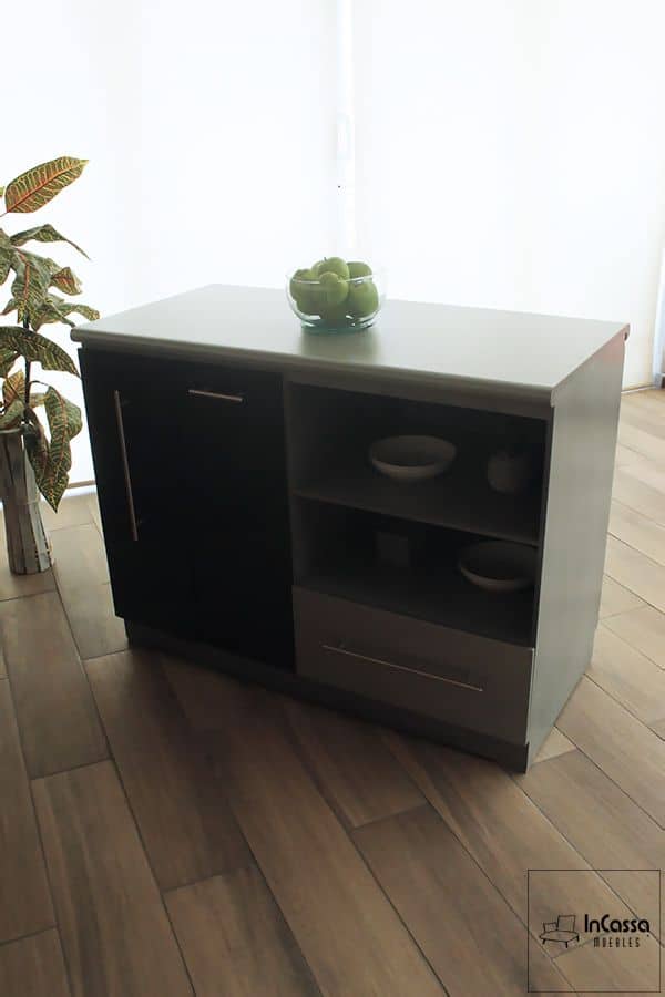 InCassa Muebles Edomex mueblería CDMX Isla Minimalista para Cocina Modelo SARAJEVO 3