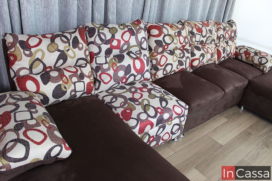 InCassa Muebles Edomex mueblería CDMX Sala Modular en U Modelo SAYULA 4